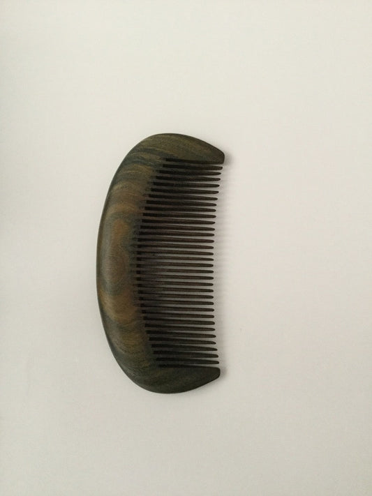 Mini Moustachery Beard Comb Sandalwood