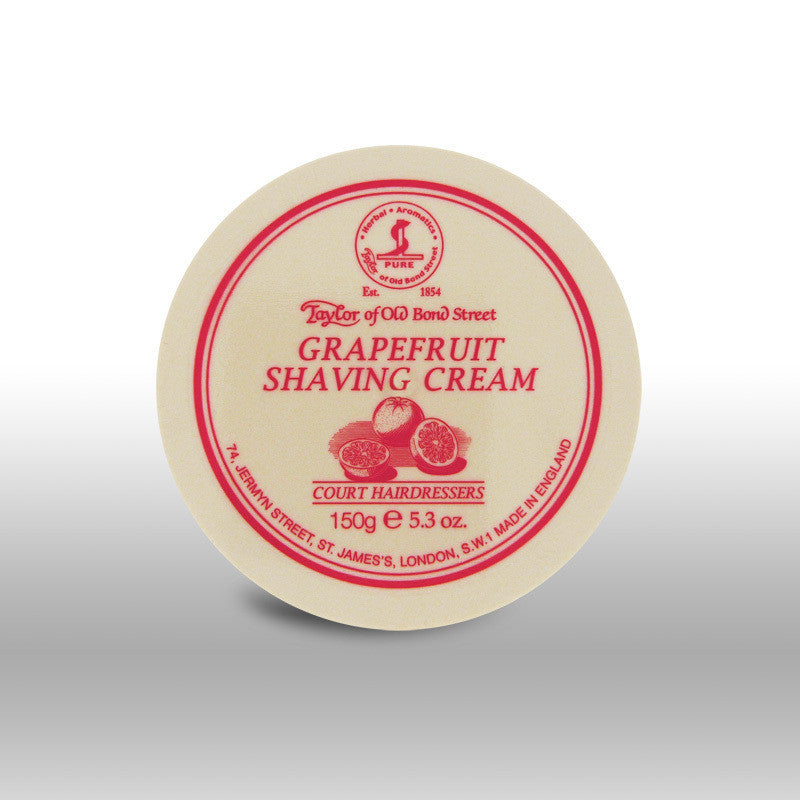 Taylor of Old Bond Street Shave Cream Pot Grapefruit