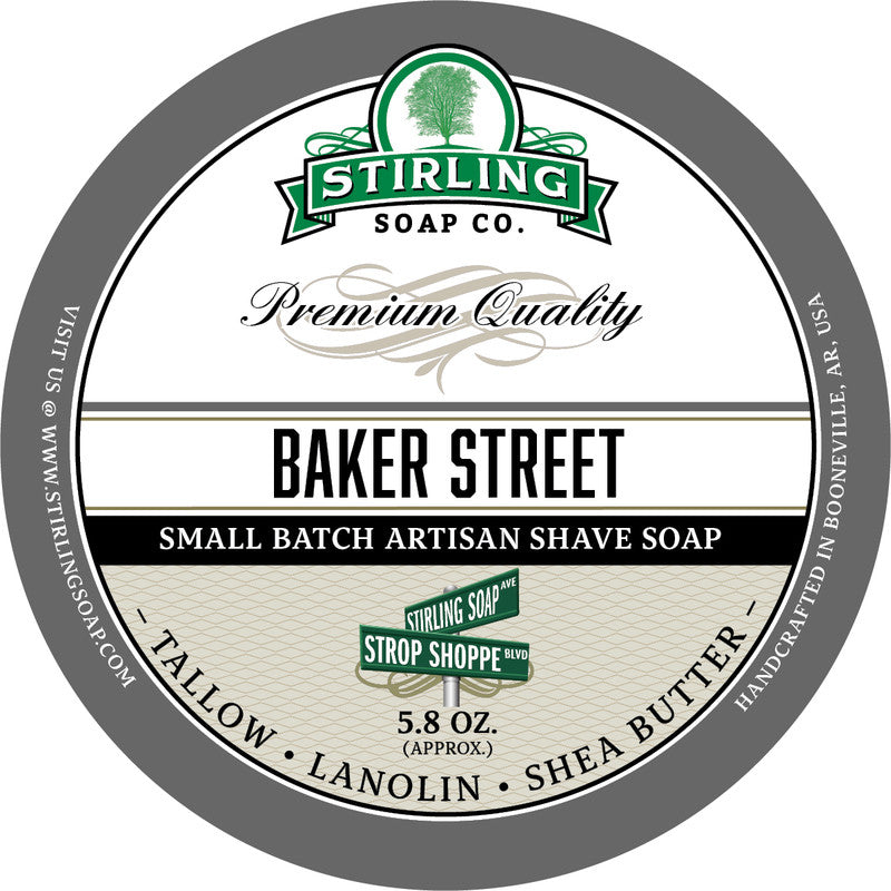 Stirling Shave Soap Baker Street