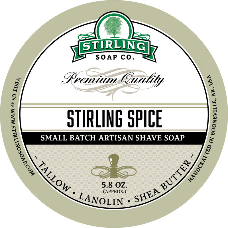 Stirling Shave Soap Stirling Spice