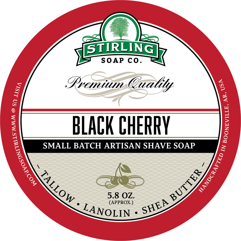 Stirling Shave Soap Black Cherry