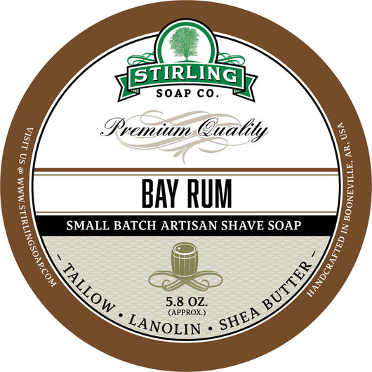 Stirling Shave Soap Bay Rum