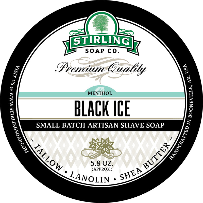 Stirling Shave Soap Black Ice