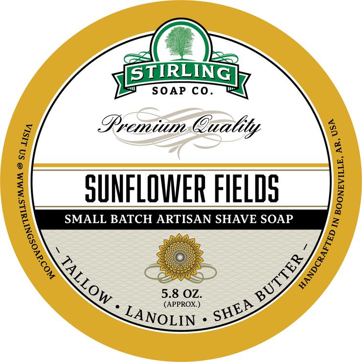 Stirling Shave Soap Sunflower Fields