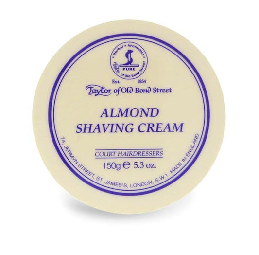 Taylor of Old Bond Street Shave Cream Pot Almond