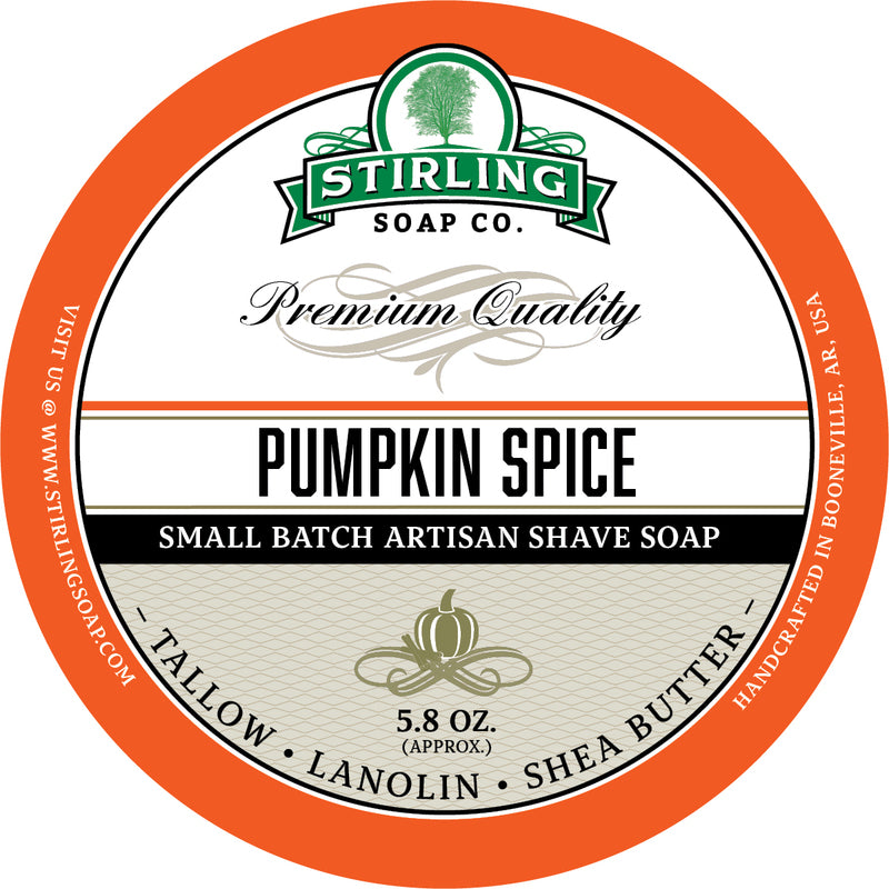 Stirling Shave Soap Pumpkin Spice