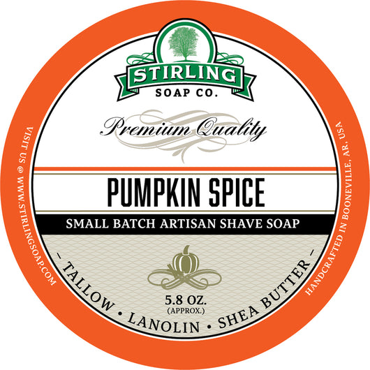 Stirling Shave Soap Pumpkin Spice
