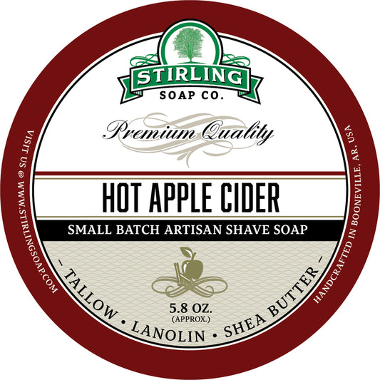 Stirling Shave Soap Hot Apple Cider