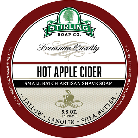 Stirling Shave Soap Hot Apple Cider