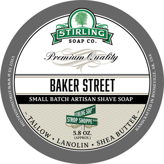 Stirling Shave Soap Baker Street
