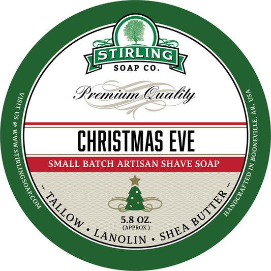 Stirling Shave Soap Christmas Eve