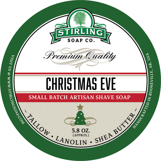 Stirling Shave Soap Christmas Eve