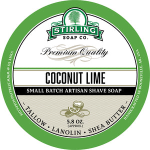 Stirling Shave Soap Coconut Lime