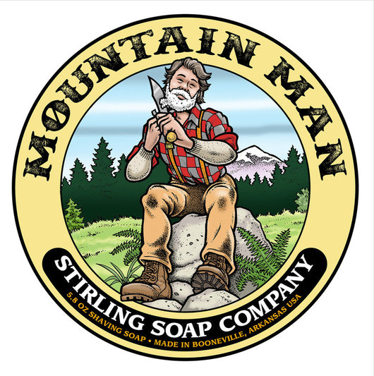 Stirling Shave Soap Mountain Man