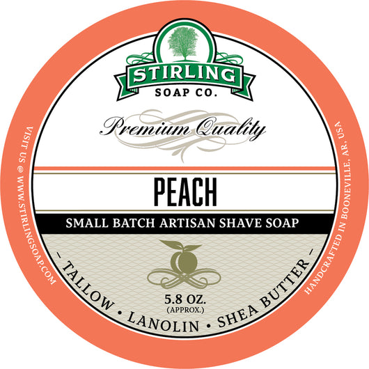 Stirling Shave Soap Peach