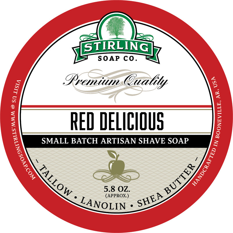 Stirling Shave Soap Red Delicious