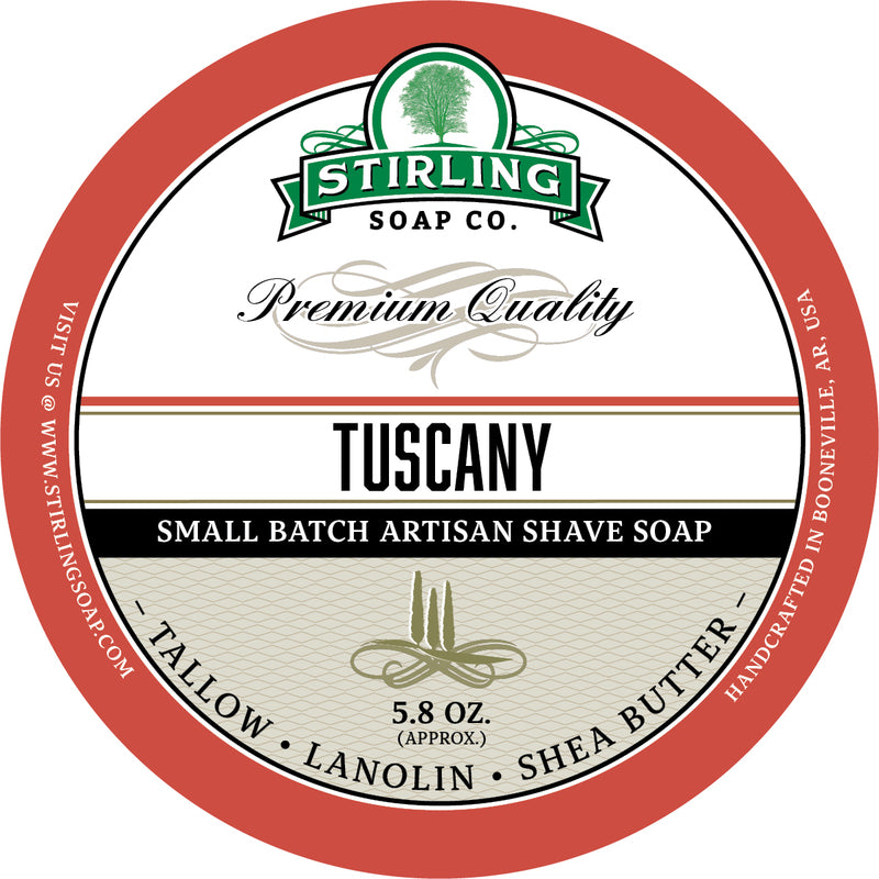 Stirling Shave Soap Tuscany
