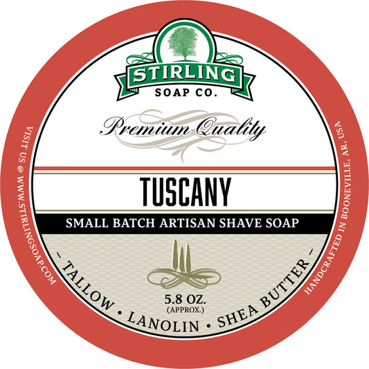 Stirling Shave Soap Tuscany