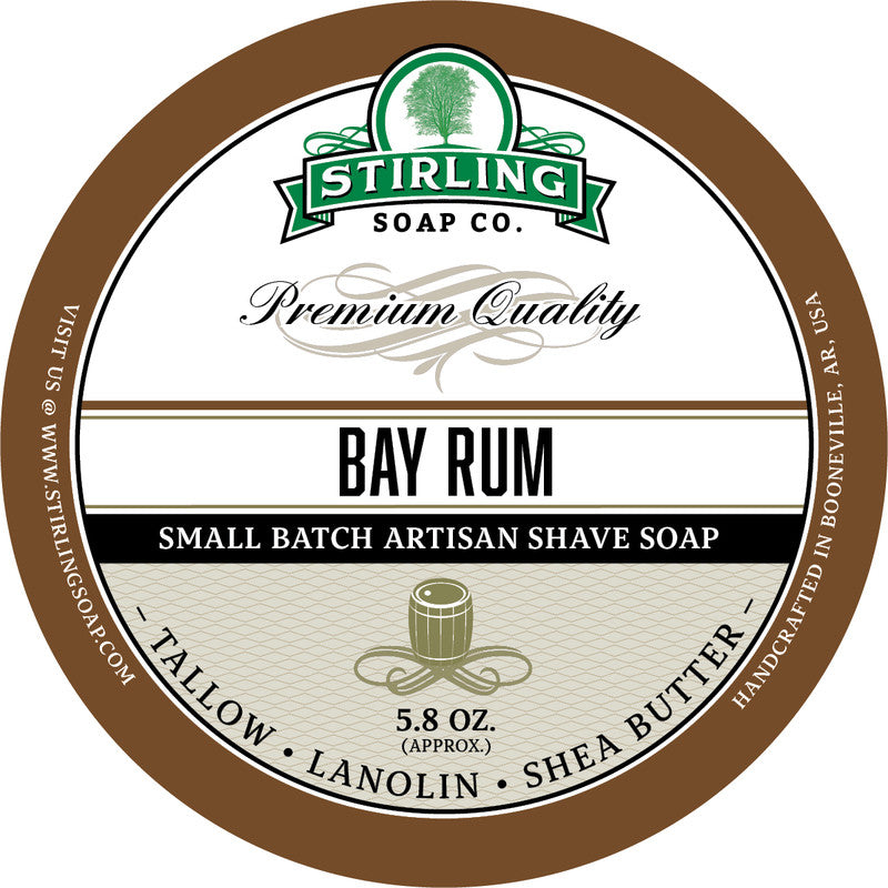 Stirling Shave Soap Bay Rum