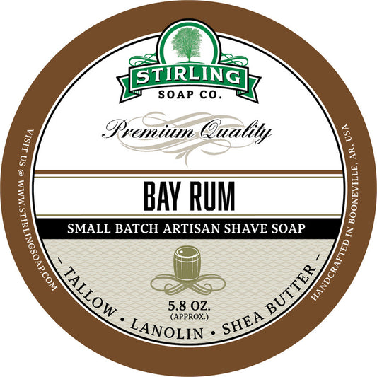 Stirling Shave Soap Bay Rum