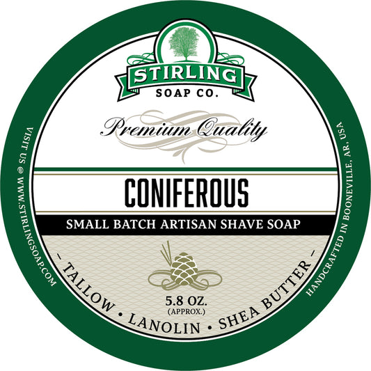 Stirling Shave Soap Coniferous