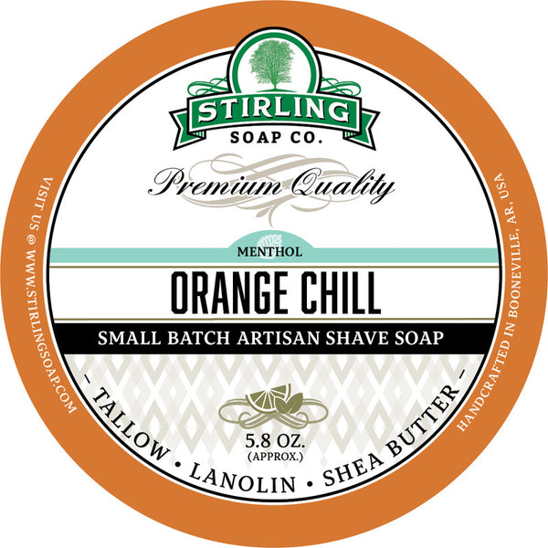 Stirling Shave Soap Orange Chill