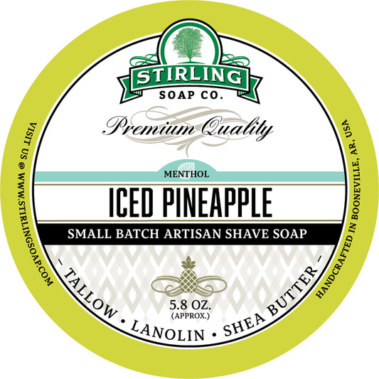 Stirling Shave Soap Iced Pineapple