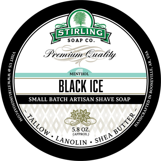 Stirling Shave Soap Black Ice
