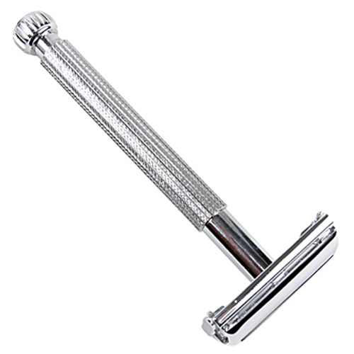 Parker 29L Safety Razor. Single blade safety razor with a vintage style design, made for men's beard and mustache shaving care routine.