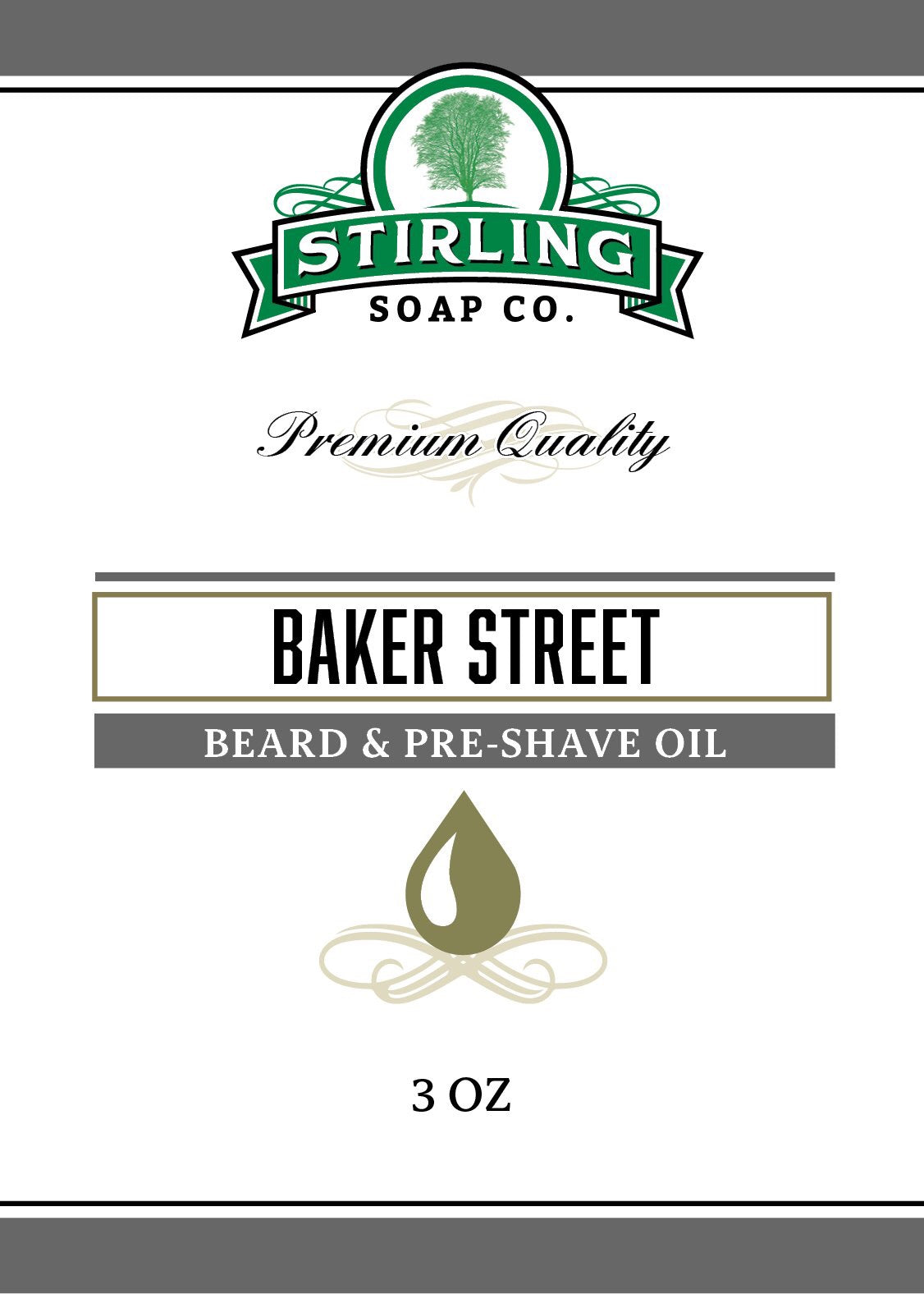 Stirling Beard & Pre-Shave Oil Baker Street