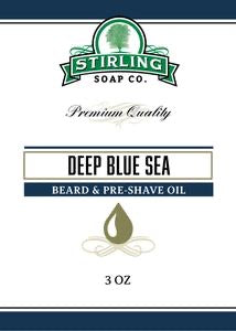 Stirling Beard & Pre-Shave Oil Deep Blue Sea