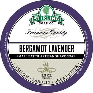 Stirling Shave Soap Bergamot Lavender