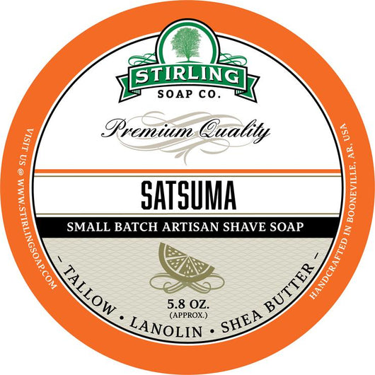 Stirling Shave Soap Satsuma