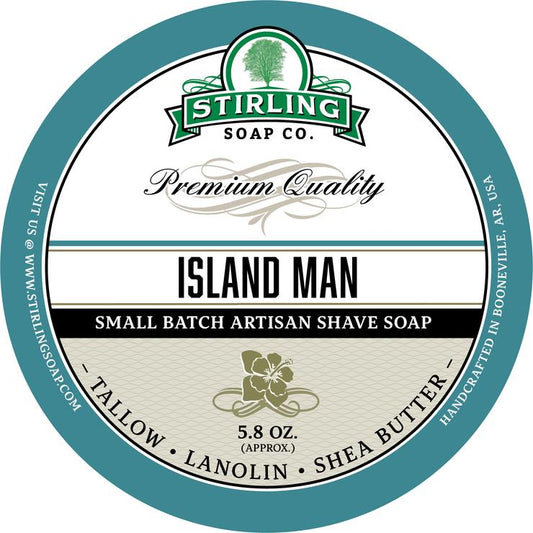 Stirling Shave Soap Island Man