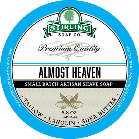 Stirling Shave Soap Almost Heaven